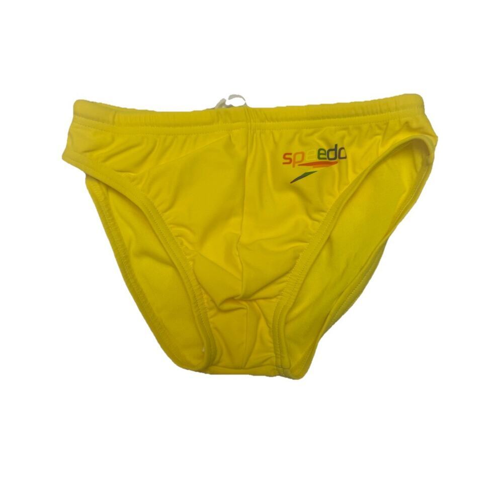 Speedo Pride Collection PowerFLEX Eco Swim Brief Yellow Size 26 NWT